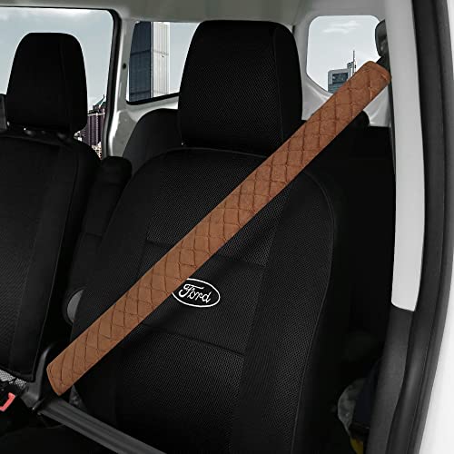 HighnessHwoo Extra Long Seatbelt Covers for Adults Kids Women & Men, Soft Car Seat Belt Strap Cushion for Sedan, SUV, Trucks, Shoulder Neck Chest Protector Pads, Auto Accessories, 1pc, Brown, 33.5in - color: Brown, size: 33.5in - 1pc