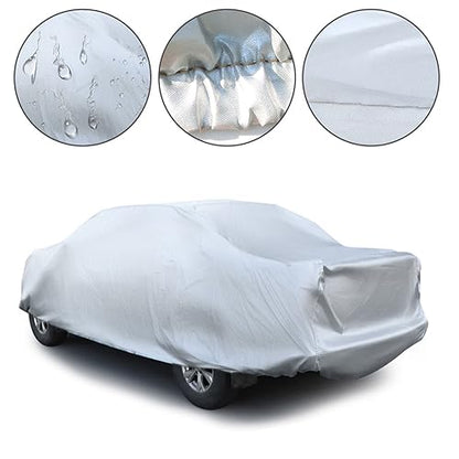 Full Coverage Car Cover All Weather Outdoor & Indoor Silver Pickup Truck Universal up to 260 L x 80 W x 65 H - size: 260 L x 80 W x 65 H