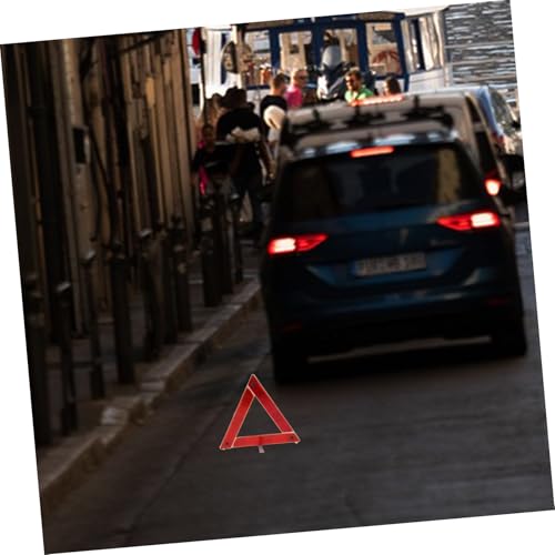 Holibanna Triangle Warning Sign for Car Portable Emergency Reflective Safety Triangle Roadside Alert Tool Design for Roadside Safety