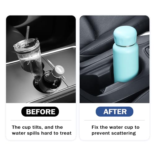 2026 Latest Car Cup Holder Insert/Holder Position Limiter - Anti Shake Silicone Car Coasters Bottle Stabilizers with Self-Adhesive - Car Must Haves Cup Holder Inserts for Car Truck SUV (3PCS) - color: 3PCS