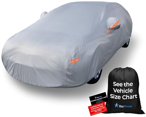 EzyShade Waterproof Car Cover - Size C0 - color: Reflective, size: C0 - See Vehicle Size Chart