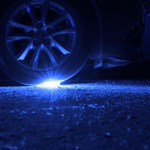 Shakven 12 Led Flasher Lamp Car Roadside Flares Emergencys Accessories Auto Lamp | Magnetic Emergencys Flashlight Car Warning Light Led Flasher Lamp,Led Flasher Lamp For Vechiles,Car Warning Light - color: blue blue light