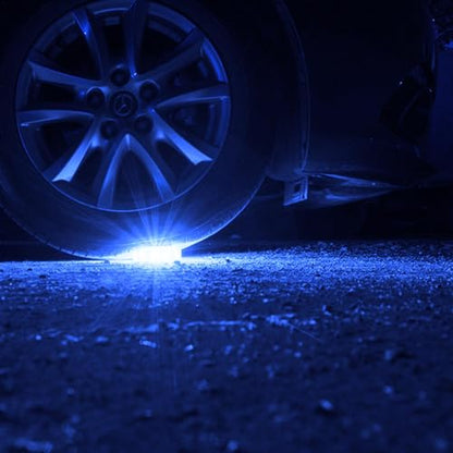 Shakven 12 Led Flasher Lamp Car Roadside Flares Emergencys Accessories Auto Lamp | Magnetic Emergencys Flashlight Car Warning Light Led Flasher Lamp,Led Flasher Lamp For Vechiles,Car Warning Light - color: blue blue light