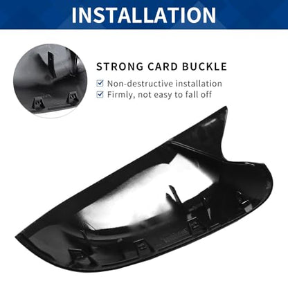Real Carbon Fiber Side Mirror Cover Compatible with X3 G01 X4 G02 / Pre-lci X5 G05 X6 G06 X7 G07 (Real Carbon Fiber, G01 G02 G05) - color: Real Carbon Fiber, size: G01 G02 G05