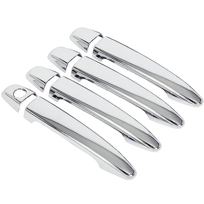 OCPTY 4PCS Door Handle Covers for 2008-2011 for Lexus GS450h/GS460,2003-2009 for Lexus GX470,2003-2009 for Toyota 4Runner,2006-2011 for Toyota Avalon Exterior Driver Side & Passenger Side Chrome