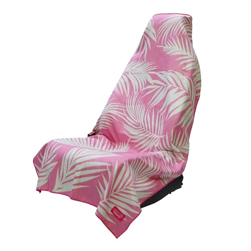 Sprints Athletic Running Towel, Full-Sized, Car Seat Cover - Performance Microfiber (Garden of Races Past - Pink) - color: Garden of Races Past Pink
