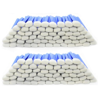 Wellgler’s 5.11" Foam Cleaning Swabs, Ideal for DTF Printers, Gun Maintenance, Printheads, Scanners, Camera Lenses, Chips, Hard Drives and Precision Optical Equipment, 200 PCS ﻿ - color: Blue 200