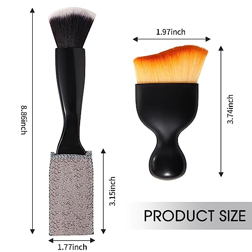 3 PCS Car Interior Detail Dust Brush,Soft Car Interior Detailing Kit Tools,Dash Duster Brush for Auto,Truck,SUV,RV Interior Cleaning