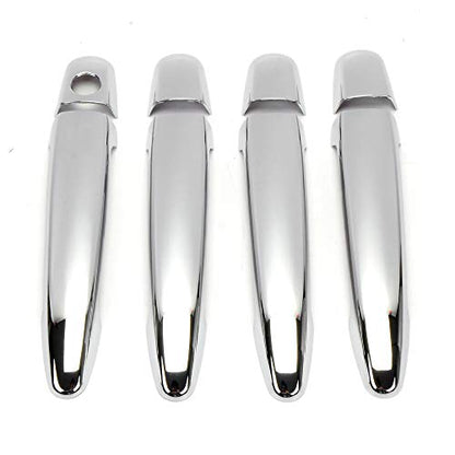 Dreamseek 8Pcs 4 Door Handle Cover Compatible with Toyota Highlander 2008-2013, Camry 2007-2011, Avalon Sienna 4Runner Tacoma Lexus GX470 RX350 GS350 Exterior ABS Molding Trim (Chrome Plated) - size: Door Handle Cover