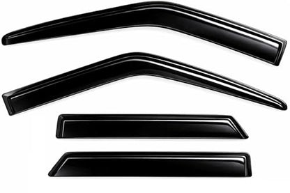 2019-2026 Tape-On Rain Guards for Chevrolet Blazer (Crossover) Side Window Visor Deflectors LT RS Premier Durable Tinted Shades 2020 2021 2022 2023 2024 2025 - size: For Chevy Blazer (Crossover) 2019-2026