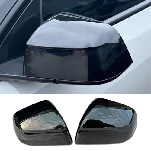 for Tesla Model Y Juniper Rearview Mirror Guard Cover, Side Mirror Cover Exterior Accessories fit for 2025 Model Y Juniper (MY Juniper-Glossy Black) - color: MY Juniper-Glossy Black