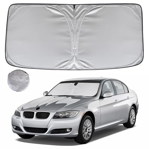 KAYZT Windshield Sun Shade for 2006-2011 BMW 3 Series 330i 328i 320i 325i 335i Foldable Sunshade Front Window Custom Fit Car Accessories - size: for 2006-2011 BMW 3 Series