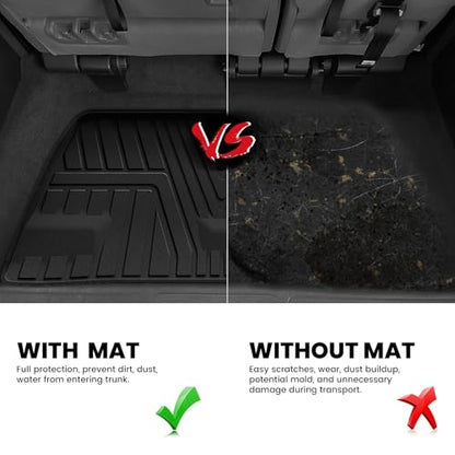 LASFIT Trunk Mat for Honda Odyssey 2026 2025 2024 2023 2022 2021 2020 2019 2018 Mini Passenger Van, All Weather TPE Cargo Mat Trunk Liner Only, Black (EX-L/Elite/Touring/Sport-L/Sport/EX/LX) - style: 7）For Honda Odyssey| 2018-2026 | Trunk Mat