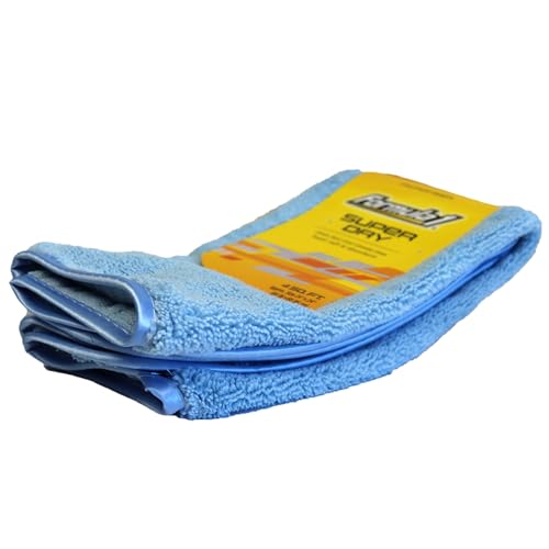 Formula 1 Super Dry Microfiber Drying Towel - Double Thick & Quick Dry - Extra Large - 24" x 24" - color: Super Dry Microfiber X-large