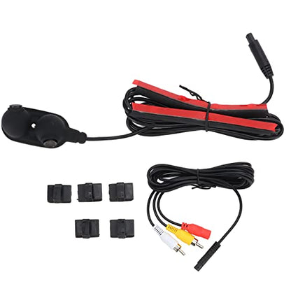 Driver Passenger Side Camera Qiilu Blind Spot Mirrors Car Door Side View Blind Spot Camera HD Night Vision IP68 for Truck RV Van Trailer Emergency Vehicle(Left)
