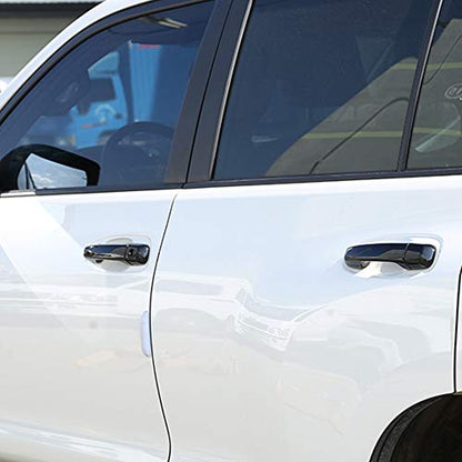 ITrims Door Handle Cover Trim for Toyota 4Runner 4WD N280 2010-2023 2018 2019 2020 2021 Car Styling Accessories Exterior Door Handles 8PCS Black ABS(No Smart Key Holes) - size: No Smart Key Holes