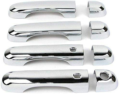 Chrome 4 Door Handle Cover Covers Compatible with 2015-2020 RENEGADE w/Smart Keyhole