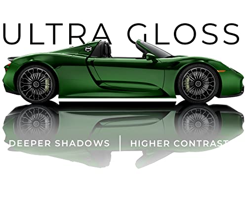 VViViD+ Ultra Gloss Premium Vinyl Car Wrap Film (10ft x 5ft, Gloss Sonoma Green) - color: Gloss Sonoma Green, size: 10ft x 5ft