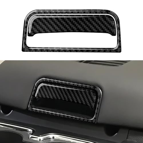 Car Armrest Box Switch Sticker Carbon Fiber Decal Cover Interior Trim for Chevrolet Silverado/GMC Sierra 1500 2500HD 3500HD 2014-2018 Accessories - color: Armrest Box Switch