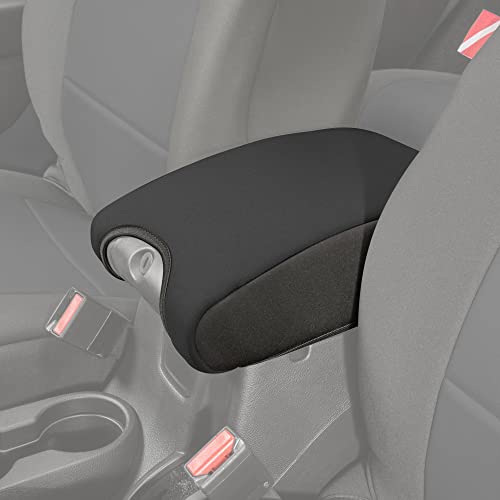 Diver Down Neoprene Center Console Cover - Fits Jeep 2007-2018 JK JKU Wrangler - Cushioned Armrest Cover - Doesn't Burn Your Elbow - Tight Custom Fit - Comfortable Foam Armrest Pad (11-18 Black) - color: Black, size: 2011-2018 JK