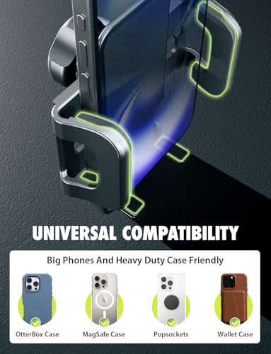 Bracketron Cell Phone Holders for Your Car - TripGrip Extend Phone Holder for Car Dashboard & Windshield, One-Hand Release, 360 Rotation, Suction Cup Car Phone Holder Mount for iPhone Android Samsung - style: Dash & Window Mount 1.0