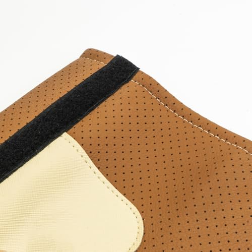 Set of Soft Auto Seat Belt Cover Seatbelt Shoulder Pad 2 PCS for a More Comfortable Driving Compatible with All Cars Brown - color: Brown