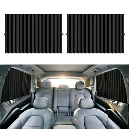 Car Side Window Sun Shades, Magnetic 2PCS Car Privacy Window Shade, Car Window Shade for Breastfeeding, Taking a nap, Changing Clothes, Camping (Back Seat 2pcs)
