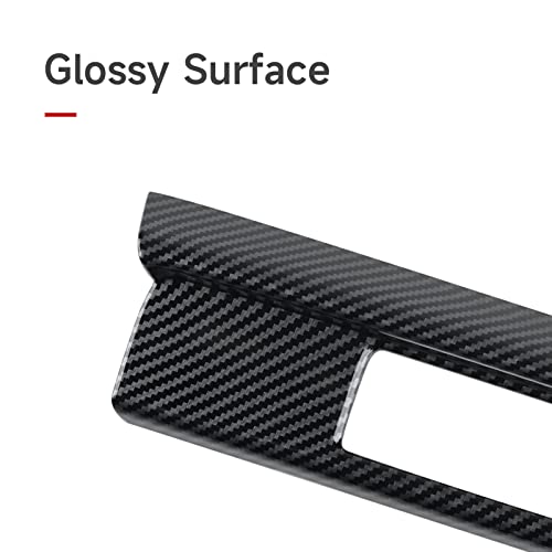 Car Cigarette Lighter Cover Decals for 2022 2023 2024 2025 Honda Civic 11th Gen Accessories ABS Carbon Fiber Stickers - color: Cigarette Lighter Panel