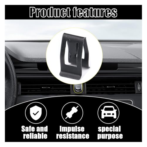 40PCS Car Metal Retainer Clips, Front Console Dashboard Metal Retainer, Car Console Trim Retainer Clip, Automotive Universal Dashboard Retainer Replacement Interior Accessories (40PCS) - color: 40PCS
