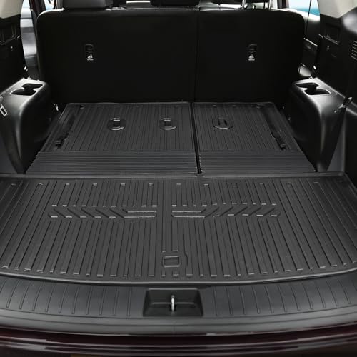 GALVAGNIATE Floor Mats for Hyundai Palisade 2020-2025, All Weather Floor Mats Trunk Cargo Liner with Backrest Protectors Accessories, Full Coverage Set (Fit 7/8 Sests) - size: For Hyundai Palisade | 2020-2025