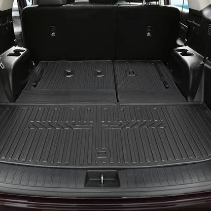 GALVAGNIATE Floor Mats for Hyundai Palisade 2020-2025, All Weather Floor Mats Trunk Cargo Liner with Backrest Protectors Accessories, Full Coverage Set (Fit 7/8 Sests) - size: For Hyundai Palisade | 2020-2025
