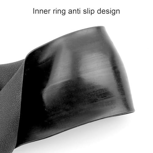 Silicone Steering Wheel Cover Anti Slip Washable Sweatproof Universal Steering Wheel Protector Interior Accessories Black