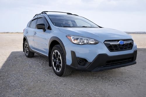 2024-2026 Tape-On Side Window Deflector Visors for Subaru Crosstrek & for Subaru Impreza Smoke Tinted Rain Guards Base Premium Sport Limited RS 2025 - size: For Subaru Crosstrek 2024-2026