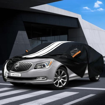 Car Cover Custom Fit for Buick Lacrosse Outdoor/Indoor Full Car Cover, with Towel/Dust Bag. All Weather Waterproof Rain Snow UV Sun Protector. - size: Custom Fit Buick LaCrosse