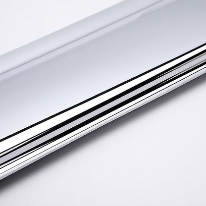 94167Y Chrome Side Window Visor Wind Vent Deflector for 2010-2017 GMC Terrain,4pcs Outside Mount Style Chrome Nice Shade Sun Rain Guards Set - size: 10-17 GMC Terrain (Chrome)