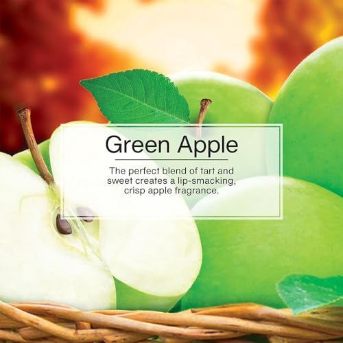 LITTLE TREES Car Air Freshener | Hanging Tree Provides Long Lasting Scent for Auto and Home | Green Apple, 24 Air Fresheners - color: Green Apple