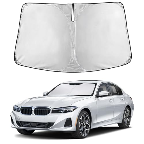 EcoNour Windshield Sunshade Compatible for BMW 3 Series 2019-2024 2025 2026, Sun Visor for Front Windshield & Window Sun Shade Cover, UV Heat Blocker & Protector, Car Accessories - size: For Bmw 3 Series (2019-2026)
