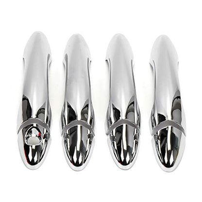Dreamseek Door Handle Cover for KIA Optima K5 2011 2012 2013 2014 2015 Exterior Triple Chrome Plated Molding Trim Decoration Protector w/o Smart Keyhole