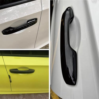 Snap-on Car Door Exterior Handle Protection Cover Compatible with Civic/Accord/CR-V/HR-V 2023-2025- Glossy Black