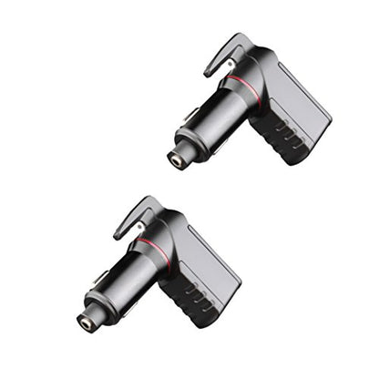 Ztylus Stinger Car Emergency Tool, Spring-Loaded Window Breaker, Car Safety Hammer, Seatbelt Cutter and Window Glass breaker, Car Escape Tool, USB Car Charger, 2 USB Ports Max 2.4A (2 pcs Black Combo) - color: Black 2pcs