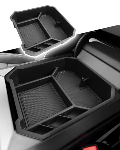 CDEFG for 2024 Tesla Cybertruck Center Console Organizer Tray for Cyber Truck 2024 Accessories Armrest Storage Box Insert Tray for Cybertruck 2024 Arm Rest Middle Organizer - color: Single level for 2024 Tesla Cybertruck