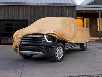 Heavy Duty Outdoor Car Cover Custom Fit for 2018-2026 Chevy Silverado,Windproof All Weather Waterproof Sun Rain UV Dust Snow Protection Outdoor Car Covers - size: Custom Fit Chevy Silverado