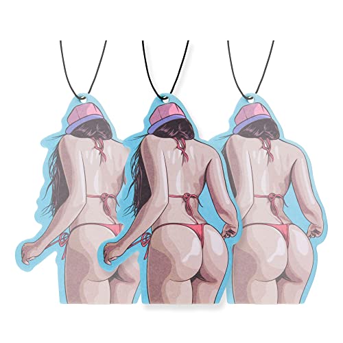 Funny Naughty Unique Car Air Fresheners Scented With Premium Oils By Fresh Fresheners (Braziliana) - color: Braziliana