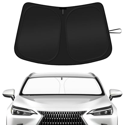 Car Windshield Sun Shade Compatible with 2016 2017 2018 2019 2020 2021 2022 Lexus RX350 RX350F Sport RX350L Accessories Foldable Front Window Sunshade Custom Windshield Cover Sun Visor - size: For 2016-2022 Lexus RX350