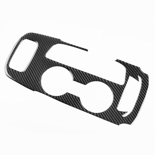 Black Carbon Fiber Compatible with Chevrolet/Chevy Malibu 2016 2017 2018 2019 2020 2021 2022 2023 2024 2025 Accessories Car Gear Shift Control Anti-Scratch Panel Cover Interior Trim Decal -C - color: Gear Shift Panel -C