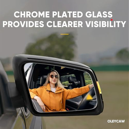 Passenger Side Blind Spot Mirror Compatible with Mercedes Benz A220 W176, B250 W264, C300 W204, E350 W212, S550 W221, GLA250 X156, GLK350 X204, Mercedes Benz A B C E S Class GLA GLK, Right Side - color: Passenger Side(RH)