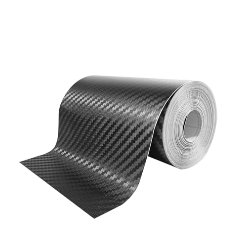 30Ft X 4 Inch Carbon Fiber Wrap for Cars,Stylish Carbon Fiber Tape for Decorating Car Bodywork,Universal Self-Adhesive Car Accessories Exterior Pin Striping Tape for Cars
