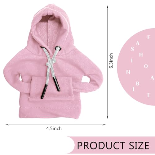 vvag Gear Shift Hoodie, Hoodie Car Gear Shift Cover, Car Shift Knob Hoodie, Automotive Interior Accessories, Universal Fit Knob Cover Gift (Pink) - color: Pink