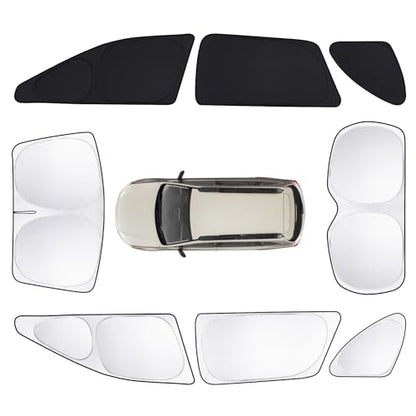 8pcs Car Window Shades for Subaru Outback Wagon 2015-2019 Accessories,Windshield Side Rear Full Sunshade,Sun Visor UV Blocking, Privacy Protection and Blackout for Camping Outdoor - size: for Outback Wagon2015-2019