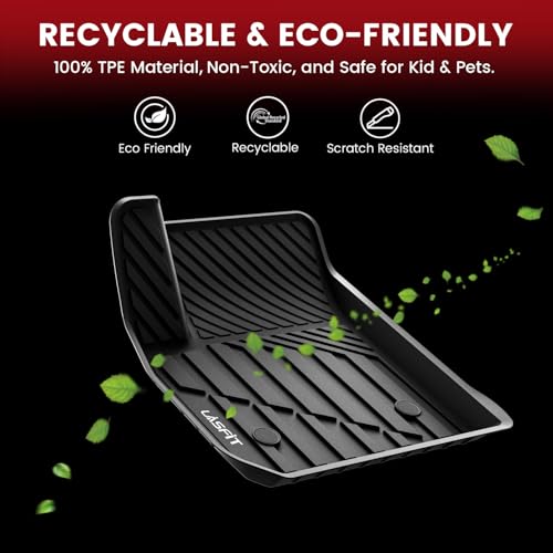 LASFIT Floor Mats & Cargo Liner 2021-2026 & Only 7 Seats (Not for 8/9 Seats) for Chevy Suburban/GMC Yukon XL(Only Yukon XL, Not Fit Yukon)/Cadillac Escalade ESV(Only Escalade ESV, Not Fit Escalade) - size: Suburban/Yukon XL/Eacalade ESV 7 Seats 2021-2026